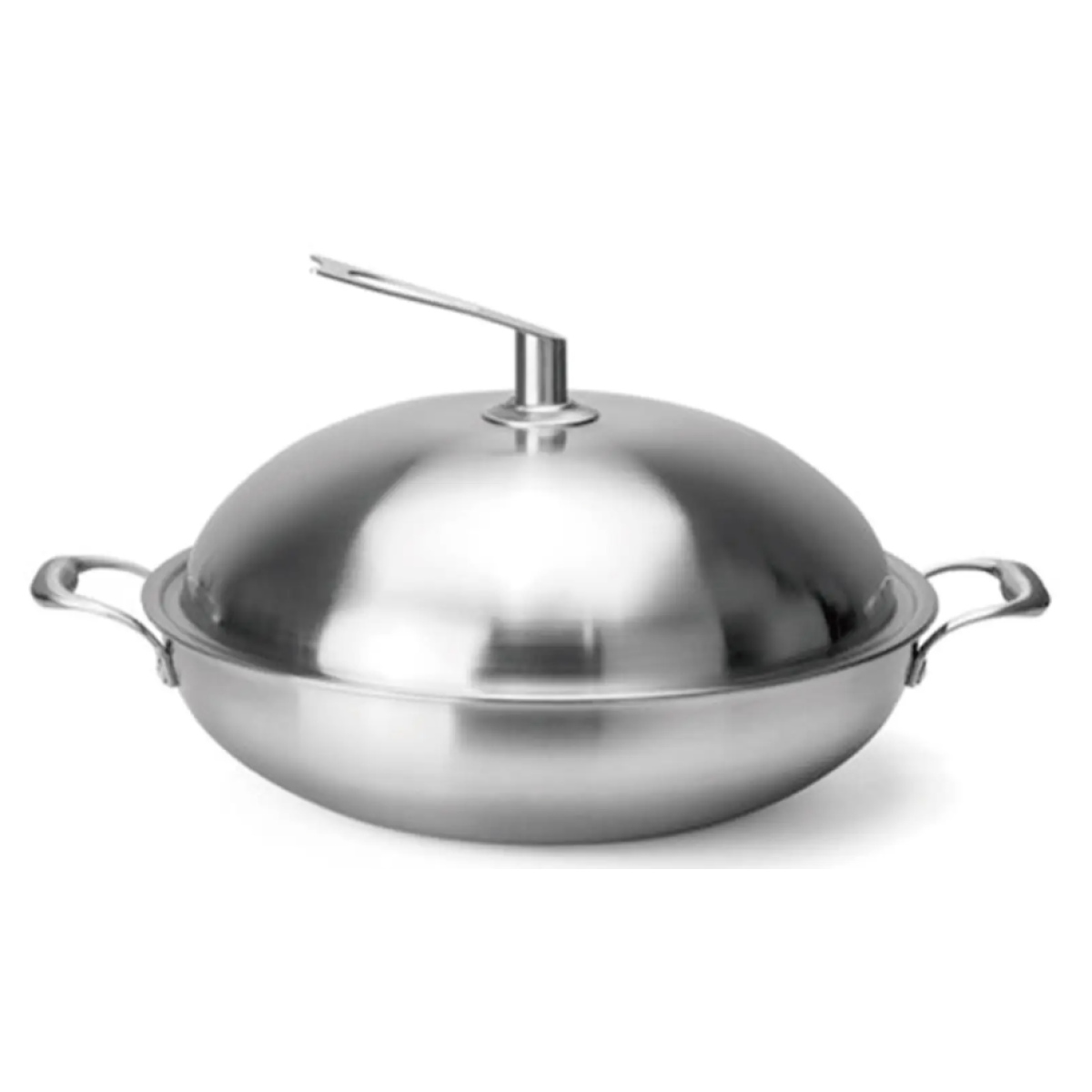 JNC JNC-SWOK38-SS 38厘米 壓紋不銹鋼鑊